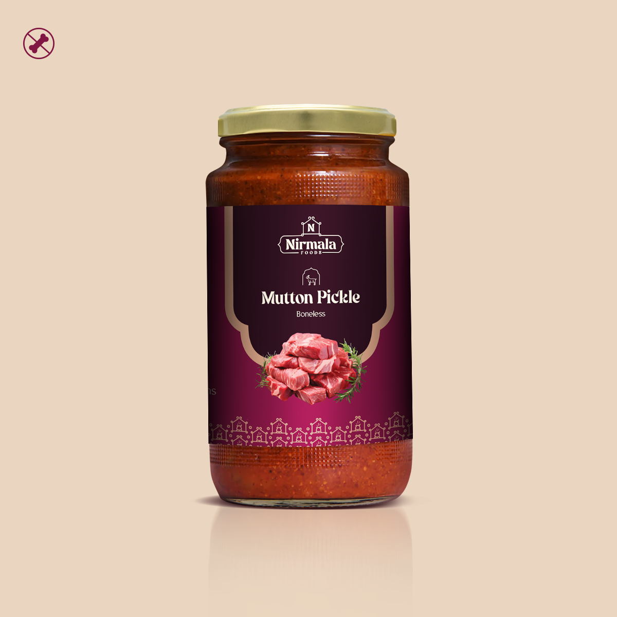 Mutton Pickle | Boneless